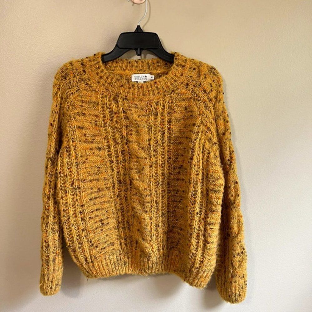 Molly Bracken medium/large yellow sweater